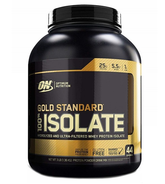 Optimum Nutrition, Gold Standard® 100% Isolate, Rich Vanilla, 46.5 oz (1.32 kg)